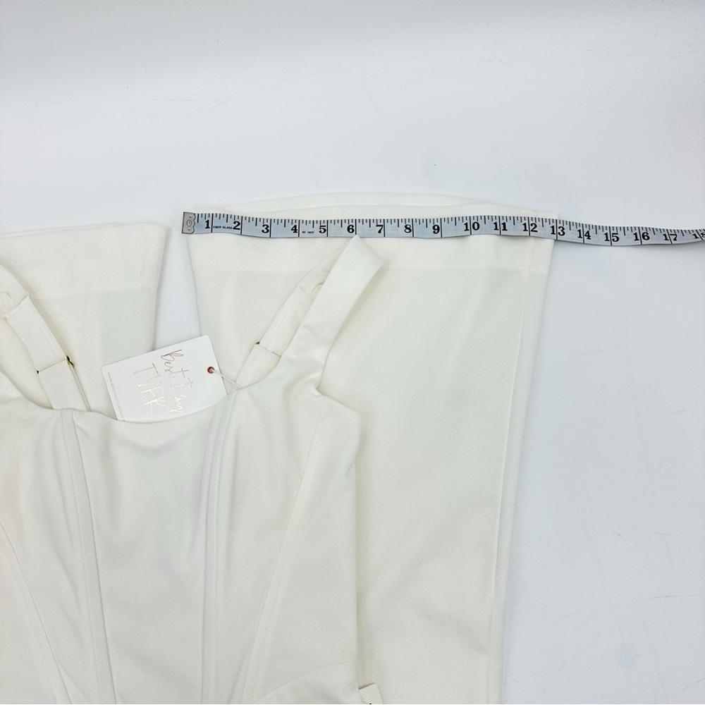 Show Me Your Mumu White Nina Jumpsuit Bridal Reception Rehearsal Extra Small - Picture 12 of 16